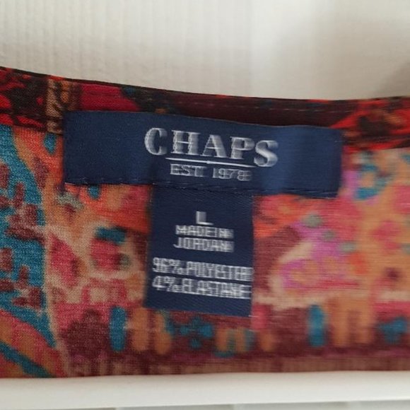 Ralph Lauren Chaps ladies top size large - Picture 2 of 3